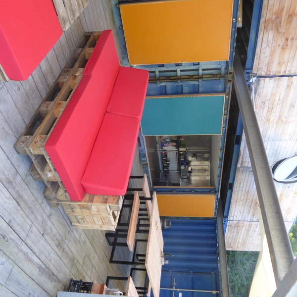 Dining area at Tŷ Cwch